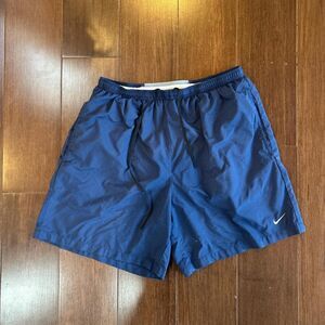 Nike Men's Navy and Blue Swim-briefs-shorts